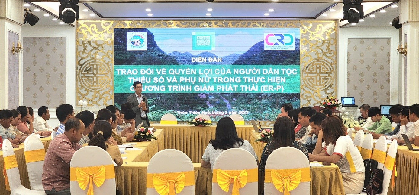 Sharing forum on the Rights of Ethnic Minorities and Women in the Emission Reduction Program (ER-P)